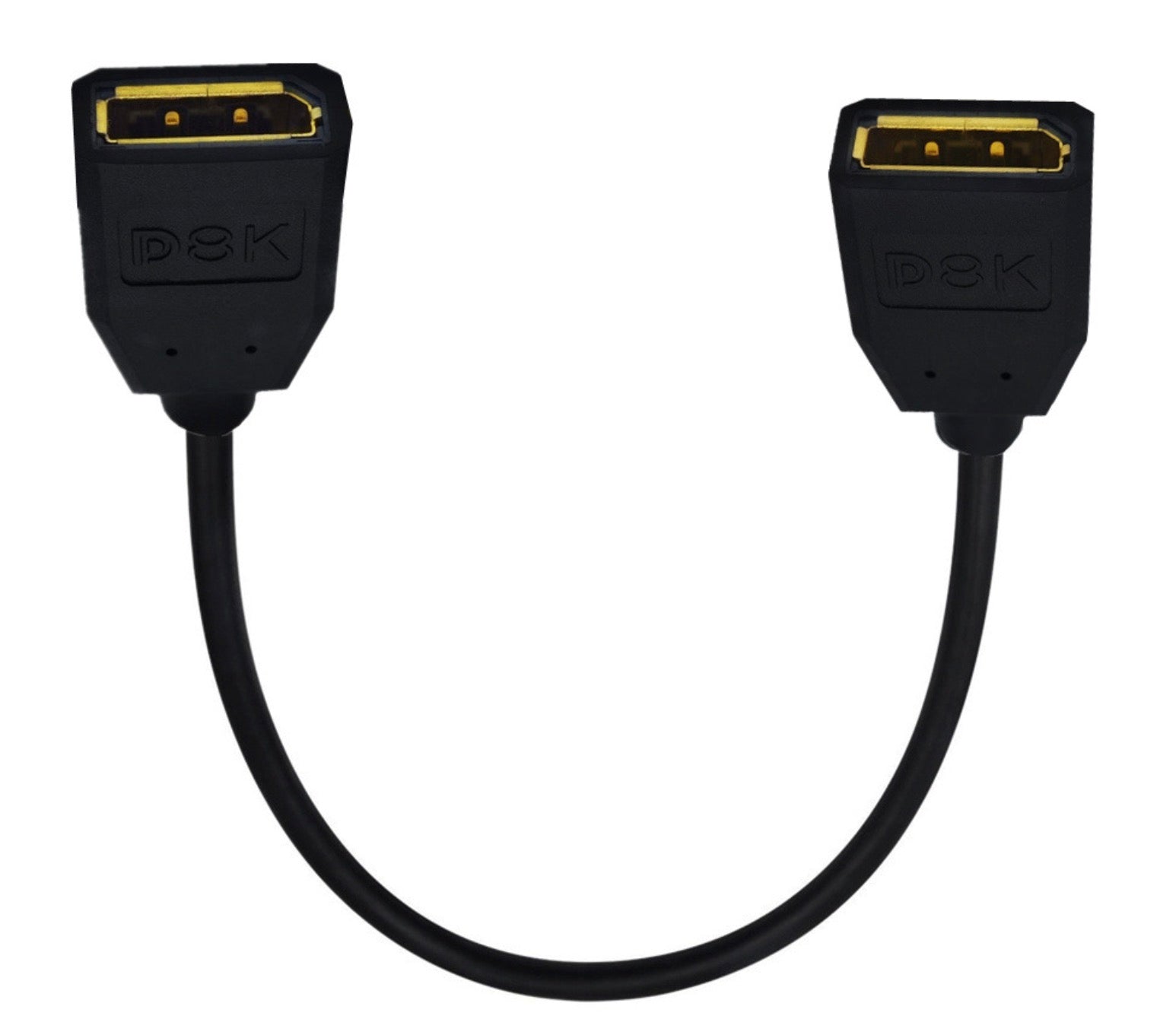 8K DisplayPort 1.4 Female to DisplayPort Female 8K@60HZ DP Extension Cable