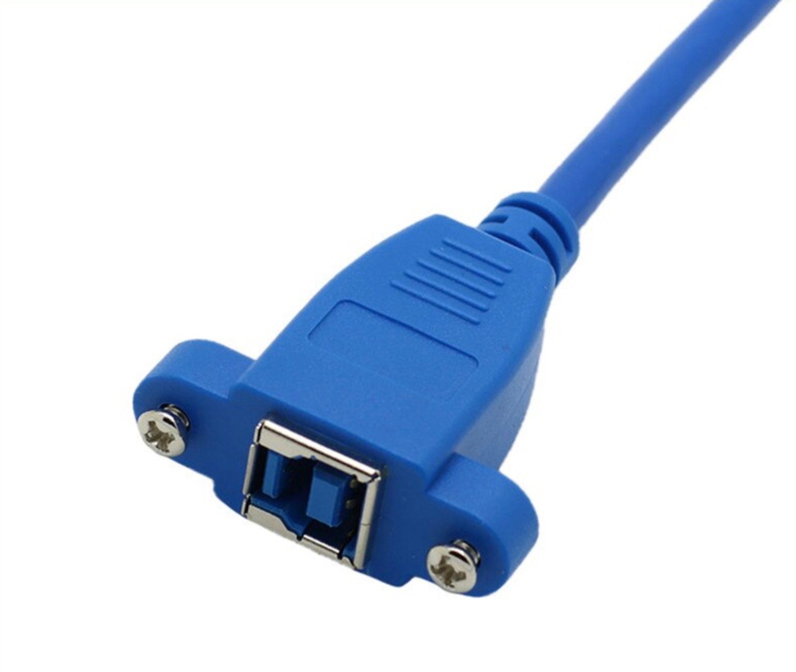 USB 3.0 Type B Male to Female Printer Extension Cable with Panel Mount 50cm