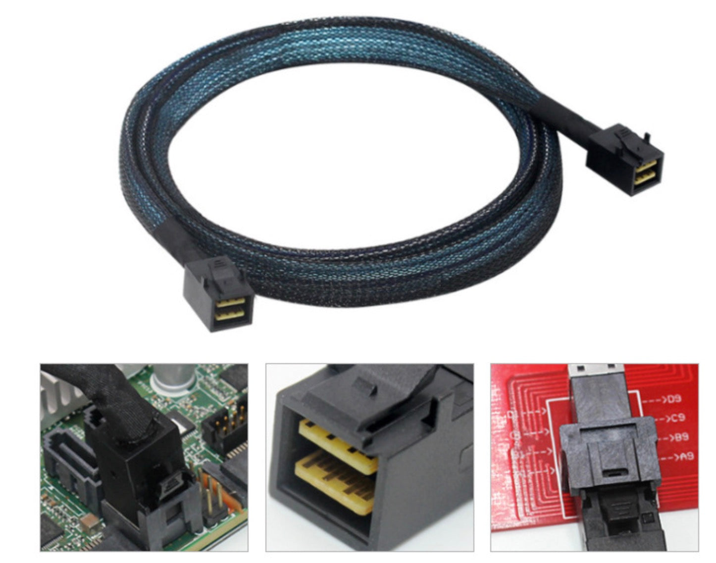 Internal Mini SAS HD SFF-8643 to SFF-8643 Server Cable SAS 3.0