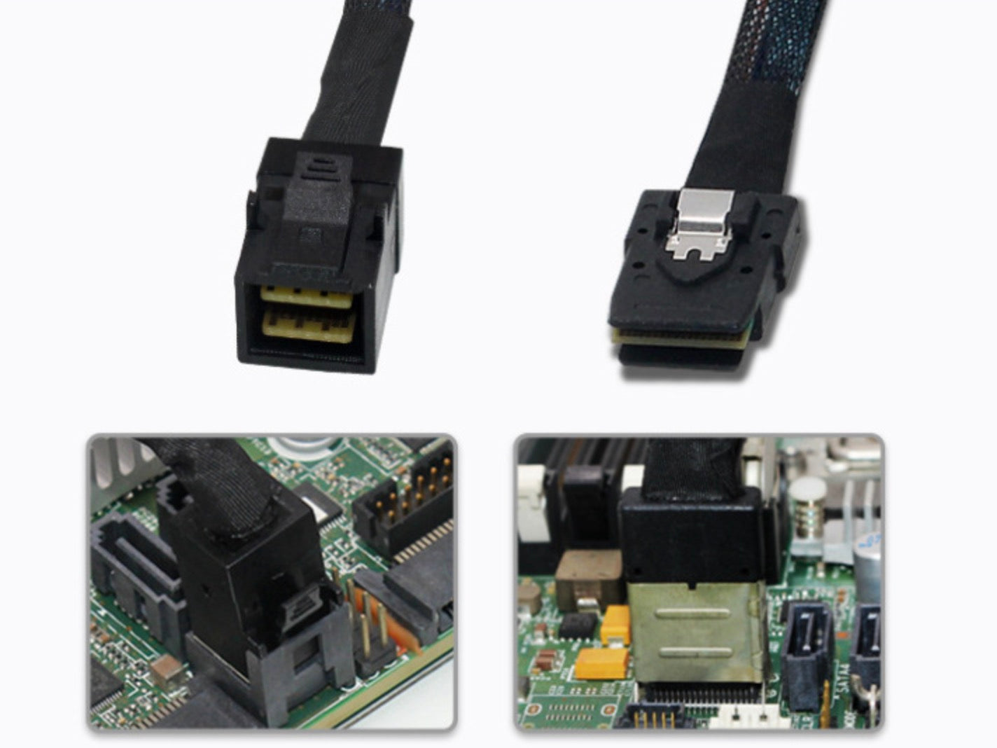 Mini SAS SFF-8643 to Mini SAS 36Pin SFF-8087 Internal Mini SAS HD Cable (8643 to 8087)