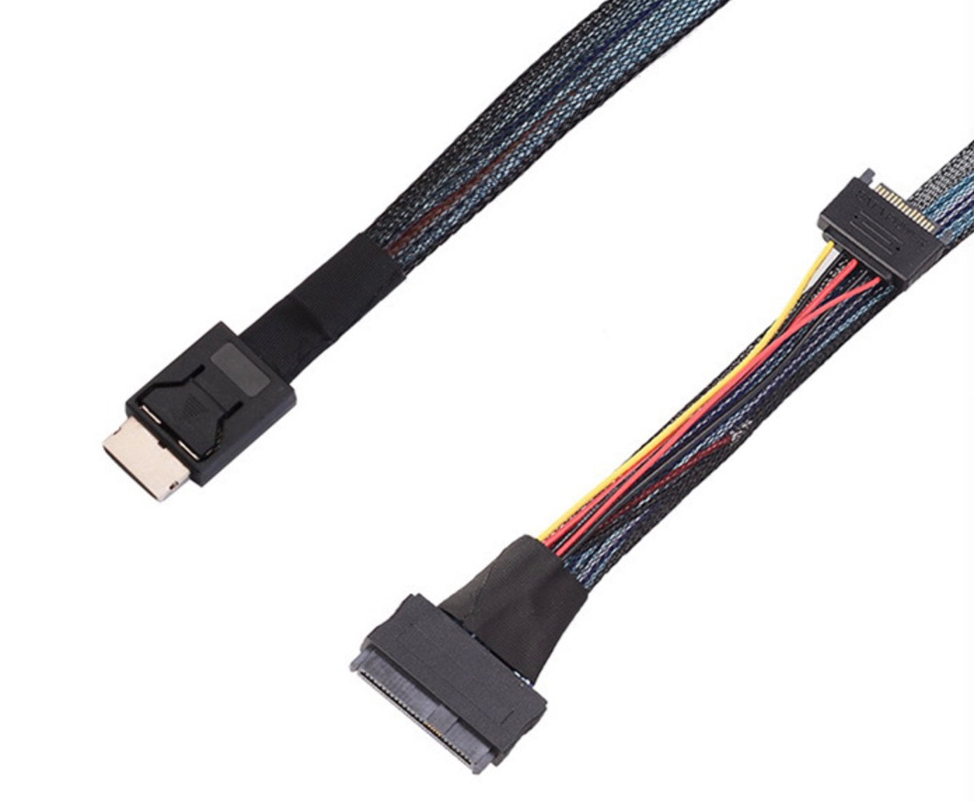 OCuLink (SFF-8611 4i) to U.2 U.3 (SFF-8639) NVME PCIe PCI-Express SSD Cable