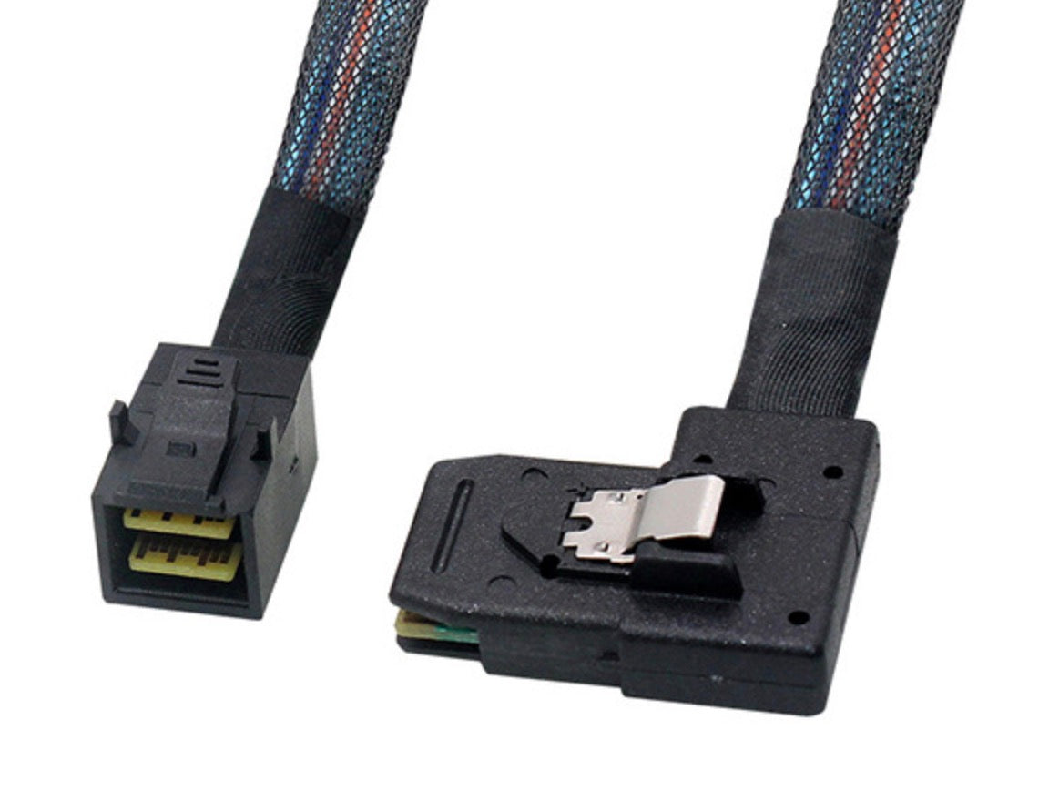 2024 50cm De 100cm Mini SAS SAS SFF 8643 Host Para 4 SATA 7pin Target Disco Rígi 2024 50cm De 100cm Mini SAS SAS SFF 8643 Host Para 4 SATA 7pin Target Disco Rígi