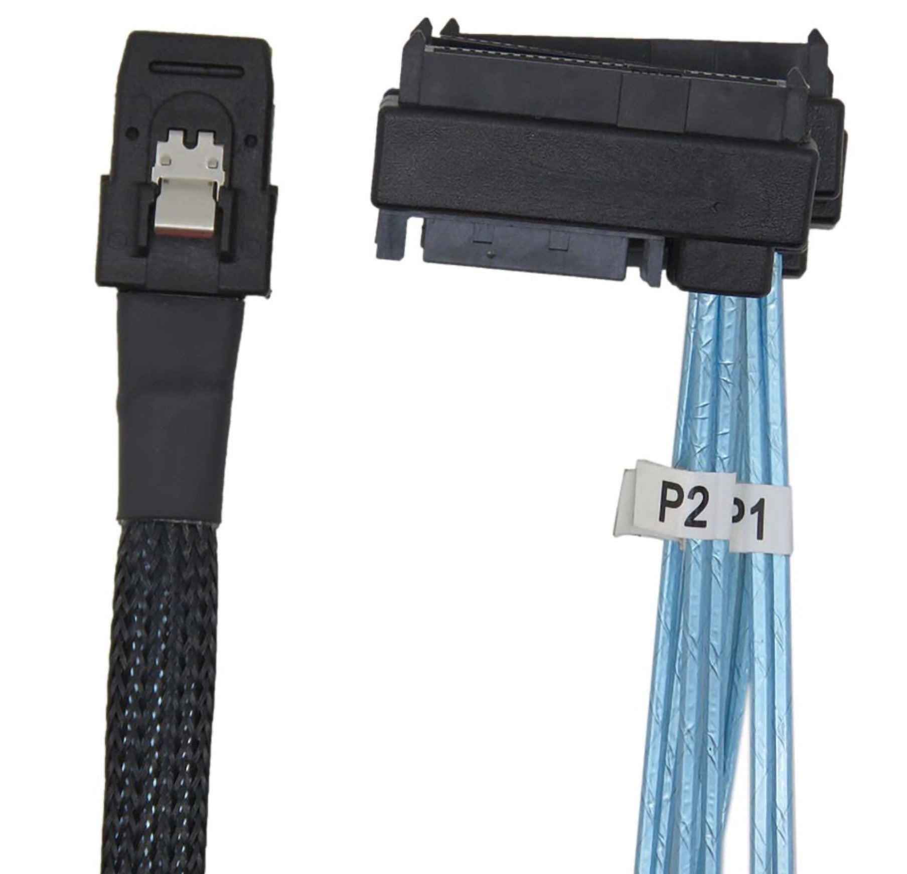 Internal Mini SAS 36Pin SFF-8087 to 4 x 29Pin SFF-8482 SATA Power Cable