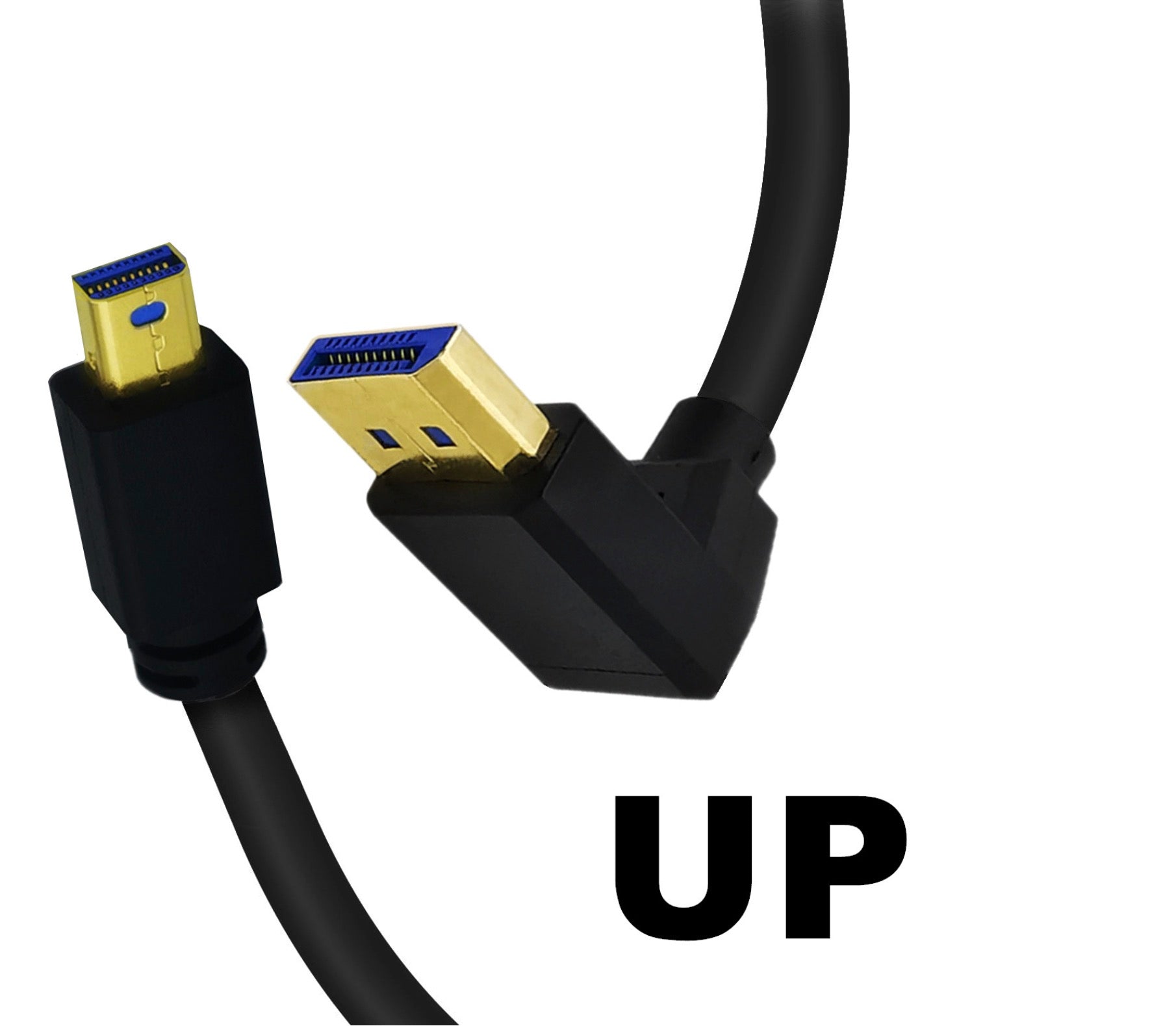 DisplayPort 1.4 8K Male to Mini DisplayPort Straight Male Cable 0.3m