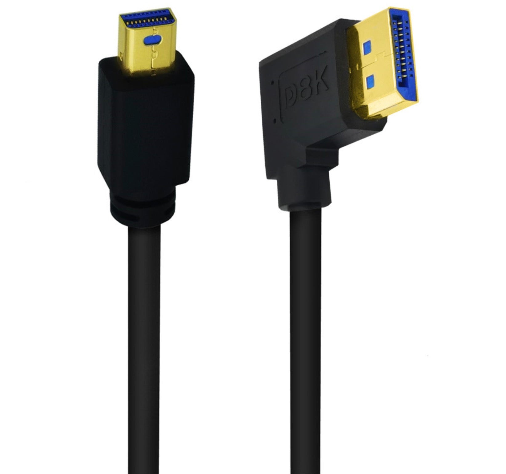 DisplayPort 1.4 8K Male to Mini DisplayPort Straight Male Cable 0.3m