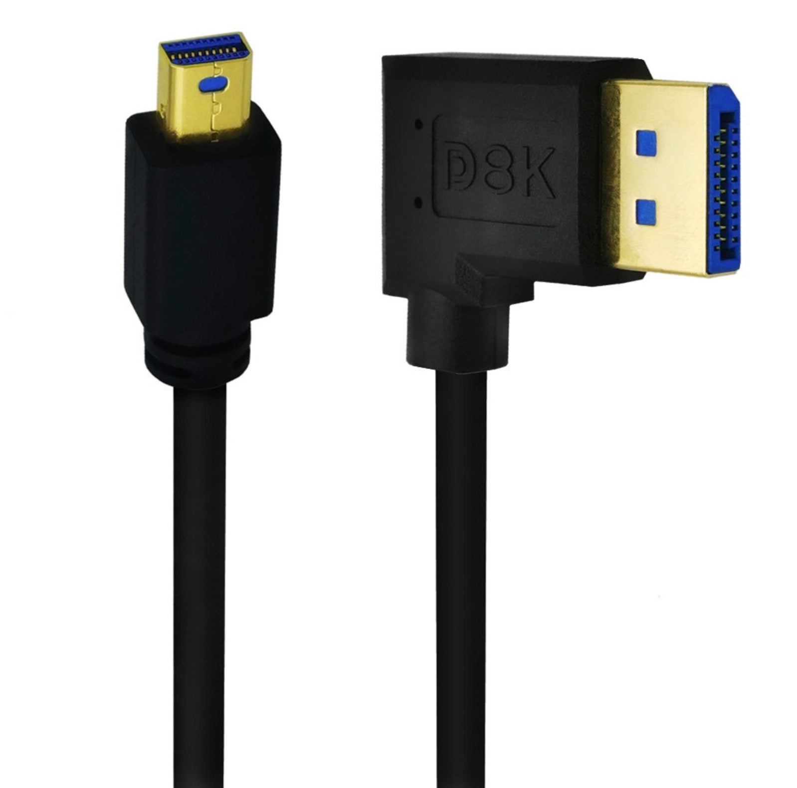 DisplayPort 1.4 8K Male to Mini DisplayPort Straight Male Cable 0.3m