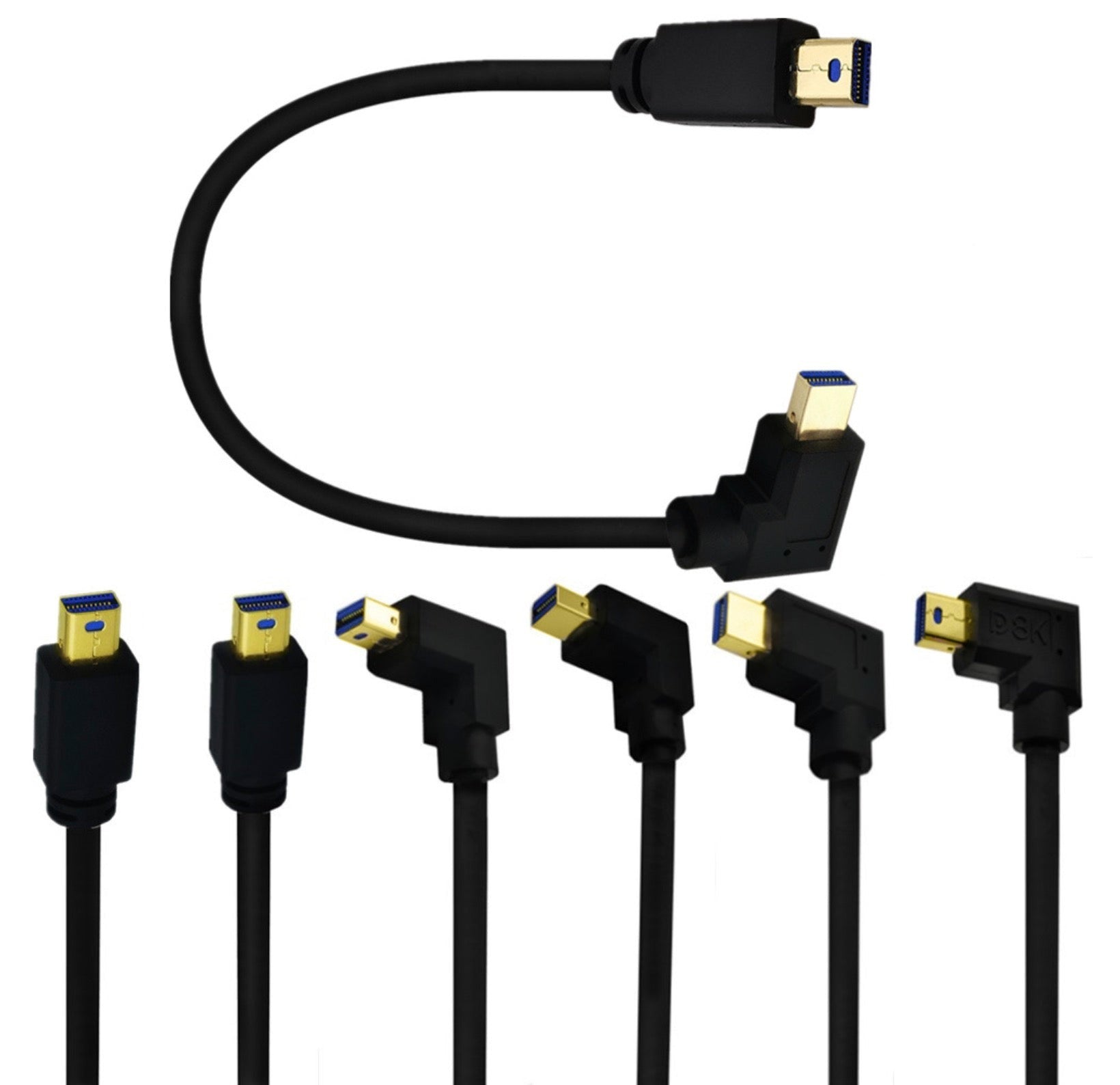 8K 1.4 Mini Displayport Male to Mini DP Male Video Cable With HBR2- 0.3m