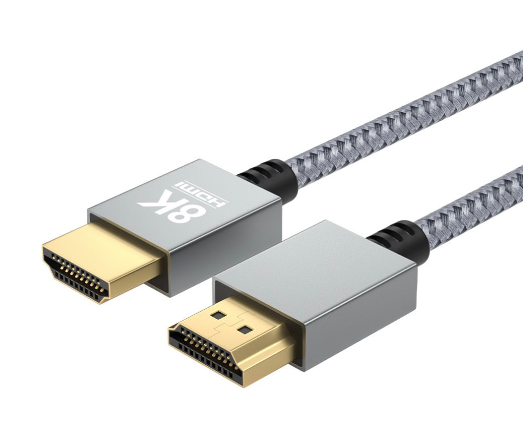 HDMI 2.1 8K Male to Male Certified Cable (8K@60Hz, 48Gbps) 1.5m / 2m