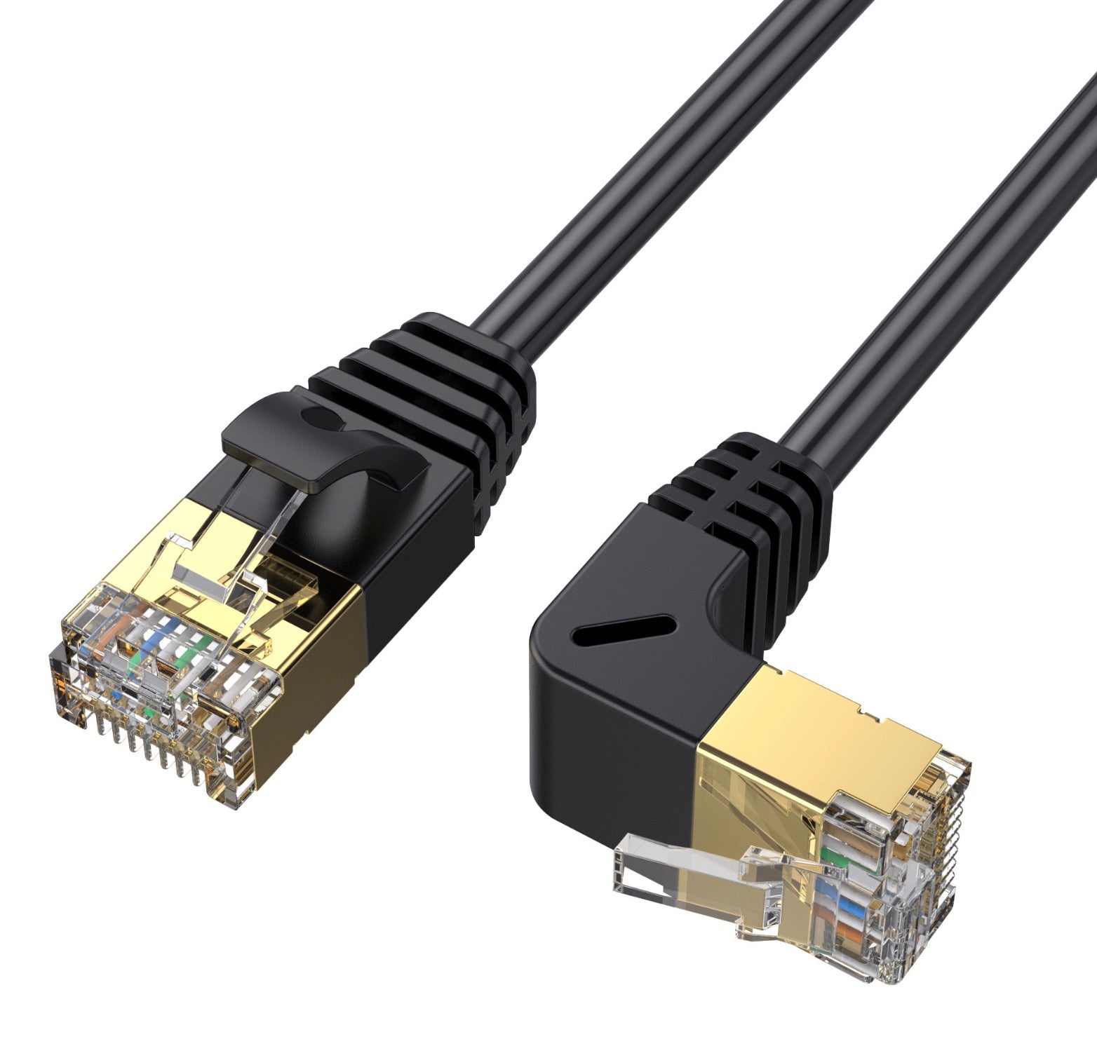 CAT 8 RJ45 Ethernet Cable 40Gbps 2000Mhz High Speed Gigabit SFTP LAN Network (Straight to Up)