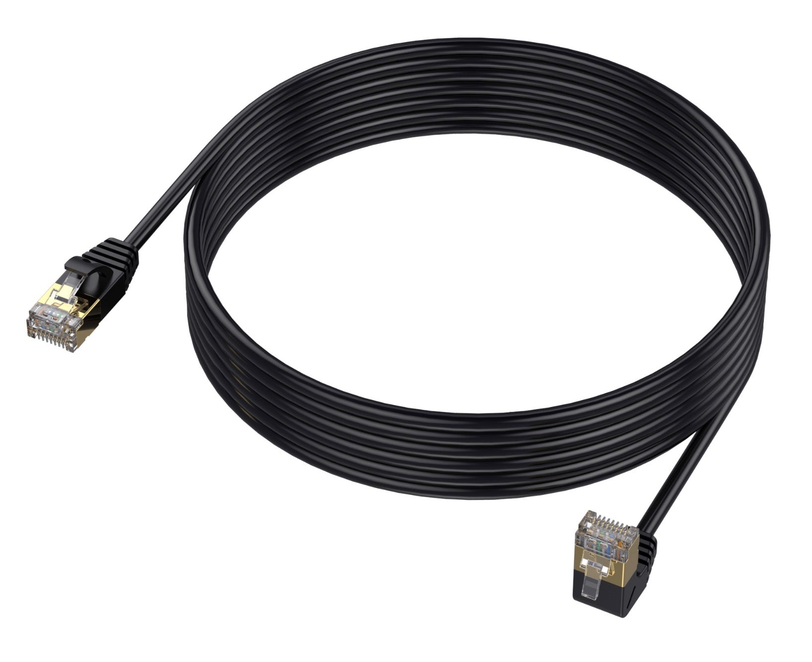 CAT 8 RJ45 Ethernet Cable 40Gbps 2000Mhz High Speed Gigabit SFTP LAN Network (Straight to Up)