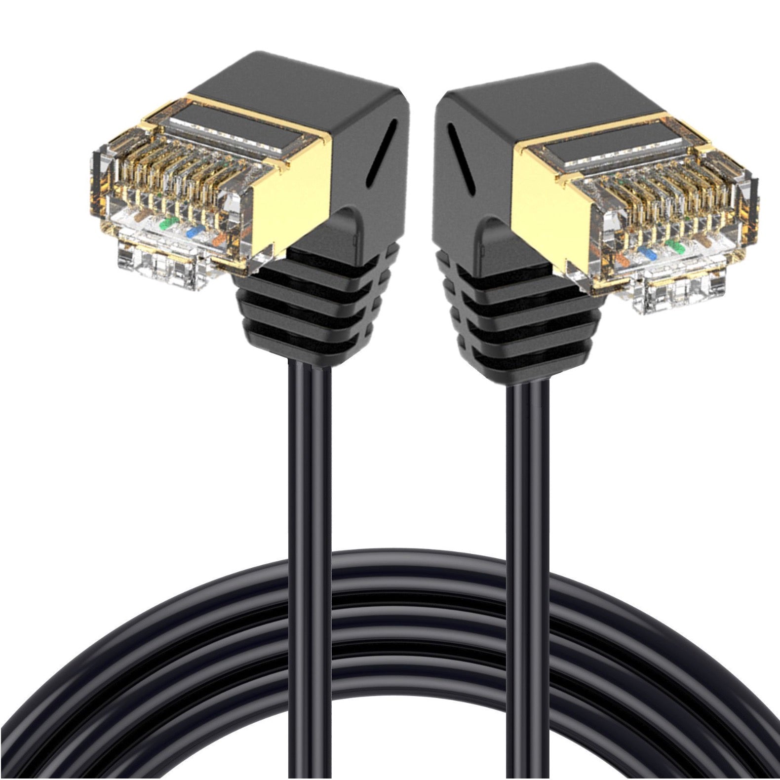CAT8 RJ45 Ethernet Cable 40Gbps 2000Mhz High Speed Gigabit SFTP LAN Network (Down to Down)0.5m