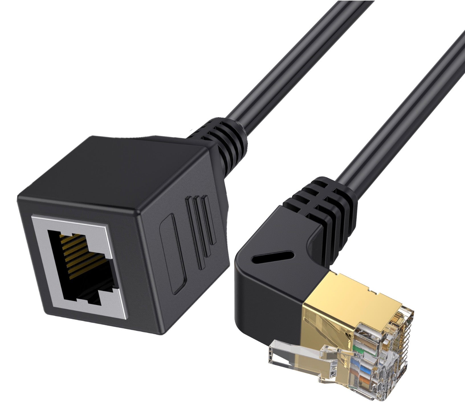 Cat8 SuperSpeed 40Gbps RJ45 Network Extender Male to Female LAN Extension Cable