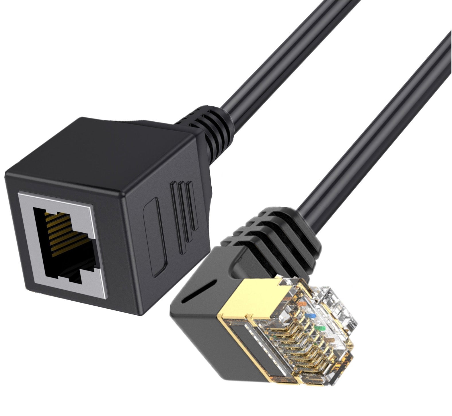 Cat8 SuperSpeed 40Gbps RJ45 Network Extender Male to Female LAN Extension Cable