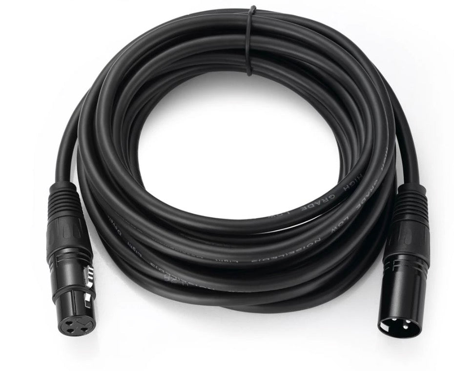 XLR 3 pin Male to XLR Female Audio Microphone Cable 5m