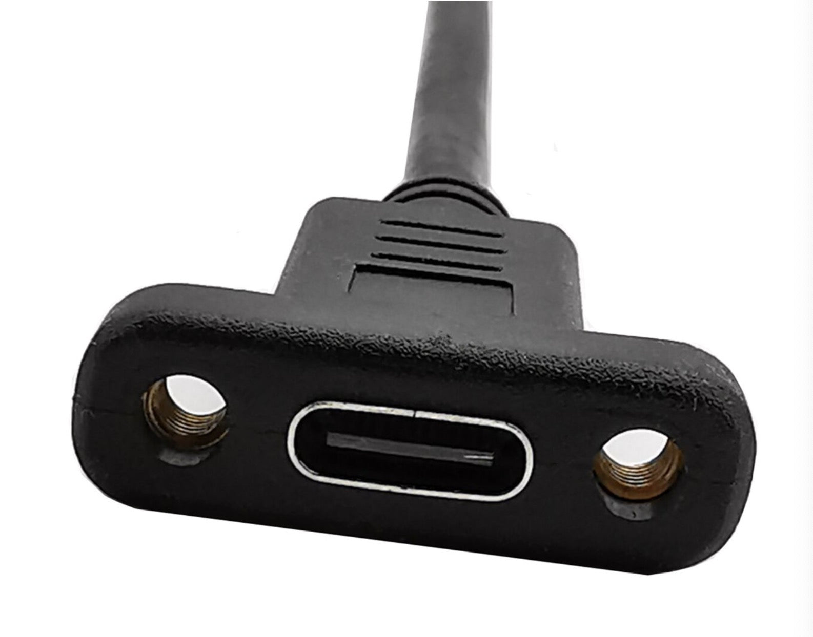 USB C Male to Female Panel Mount Extension Cable USB 3.1 10Gbps