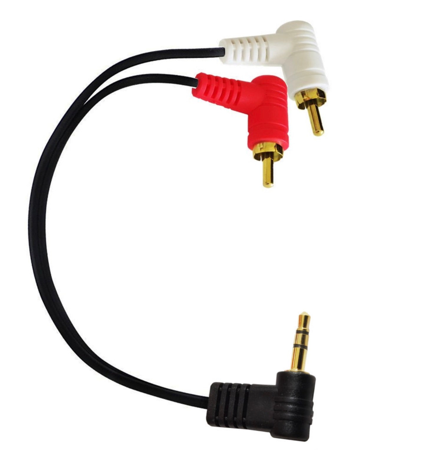 3.5mm 1/8 Stereo Mini Jack Male to 2 Male RCA Audio Splitter Cable