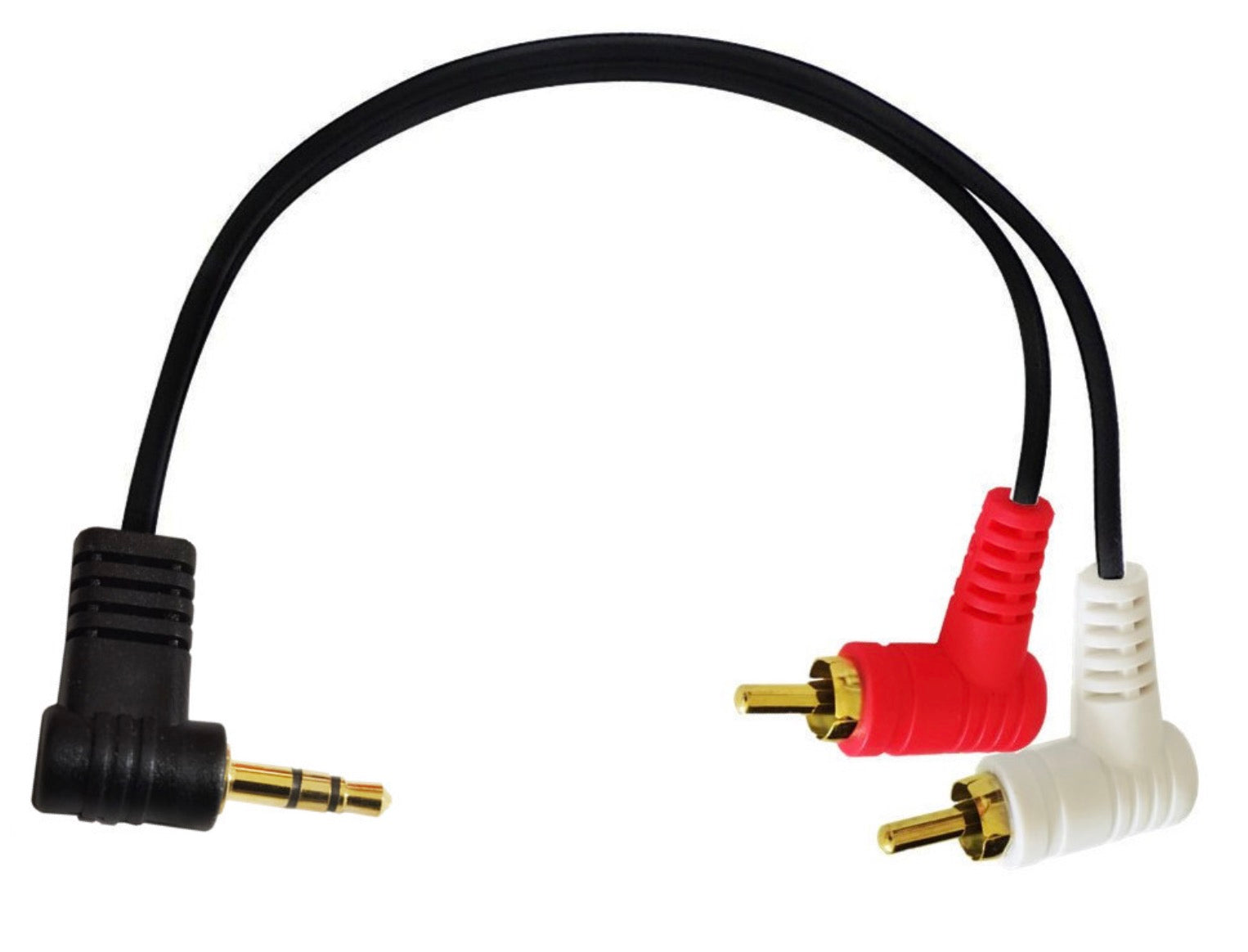 3.5mm 1/8 Stereo Mini Jack Male to 2 Male RCA Audio Splitter Cable