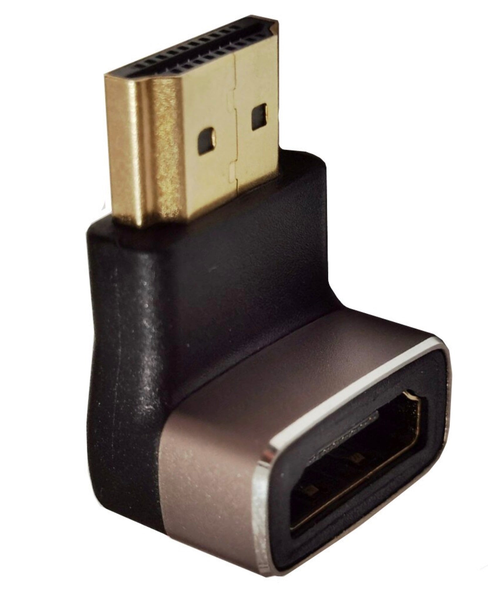 8K HDMI 2.1 Angled Male to Female Adapter, 8K@60Hz, HDR, Dolby Vision
