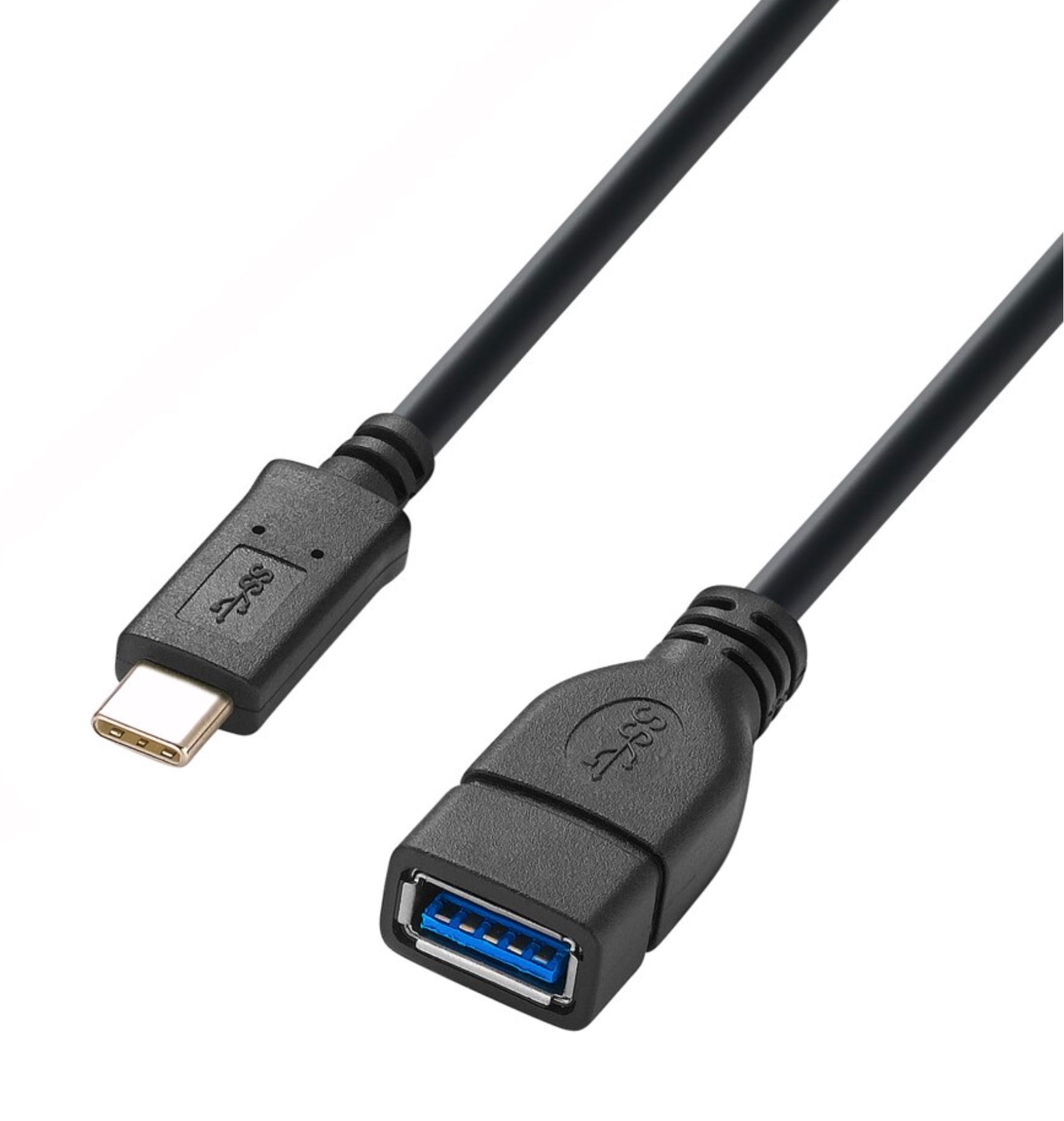 USB C Male to USB 3.0 Female OTG Extension Cable 0.2m