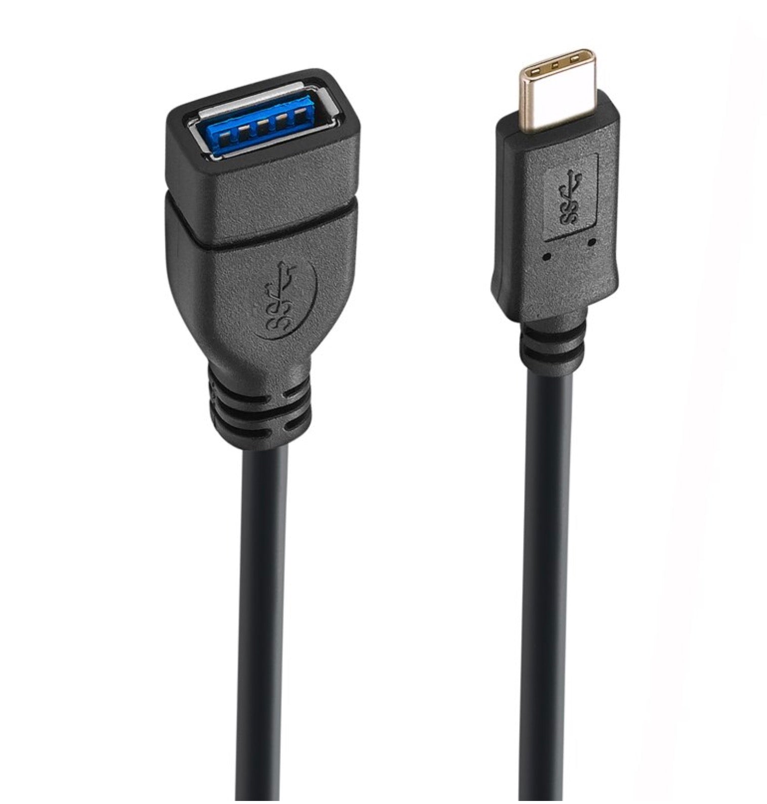 USB C Male to USB 3.0 Female OTG Extension Cable 0.2m