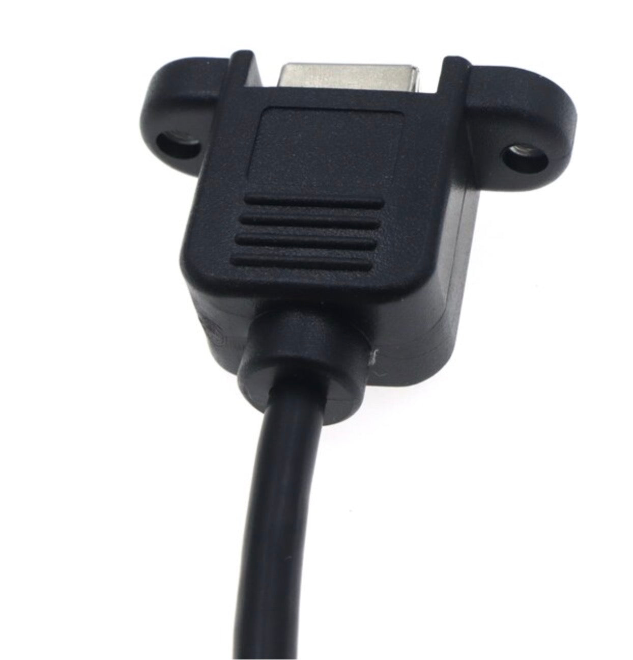 USB C Male to USB 2.0 B Female Panel Mount Printer Extension Cable 0.2m