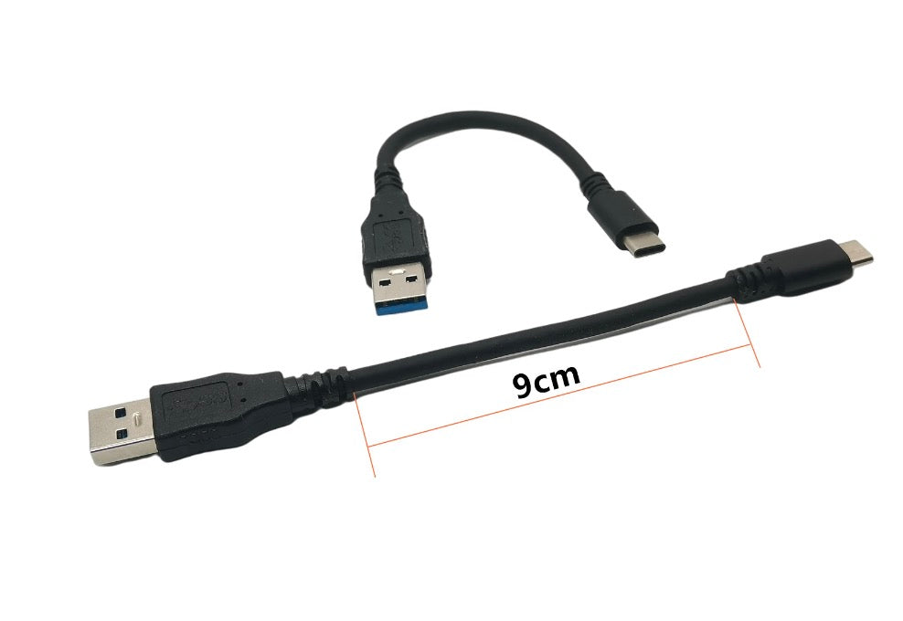 USB C to USB 3.0 A Male Short Cable 5Gbps 0.1m