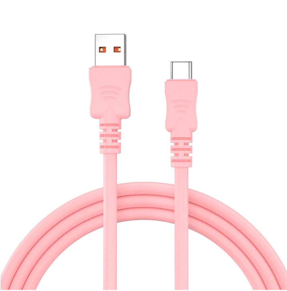 USB C to USB A 2.0 Male Flexible PD Charging Cable 66W 5.5A