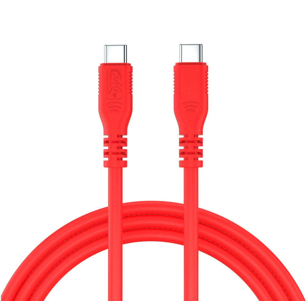 USB-C to USB-C Flexible PD 3.1 240W Charging Data Cable 1m