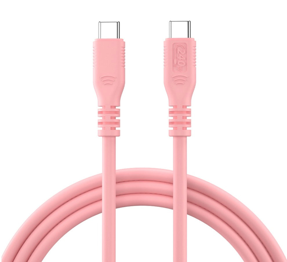 USB-C to USB-C Flexible PD 3.1 240W Charging Data Cable 1m
