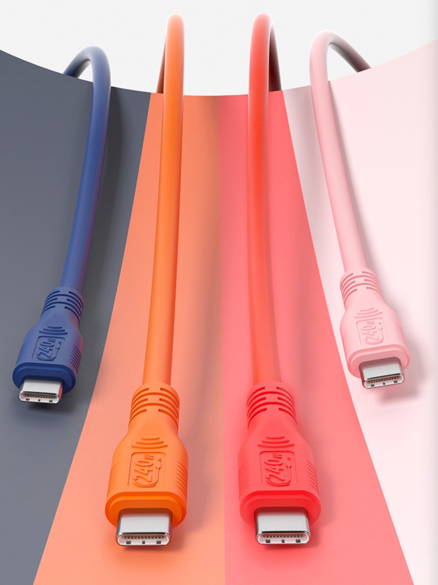 USB-C to USB-C Flexible PD 3.1 240W Charging Data Cable 1m