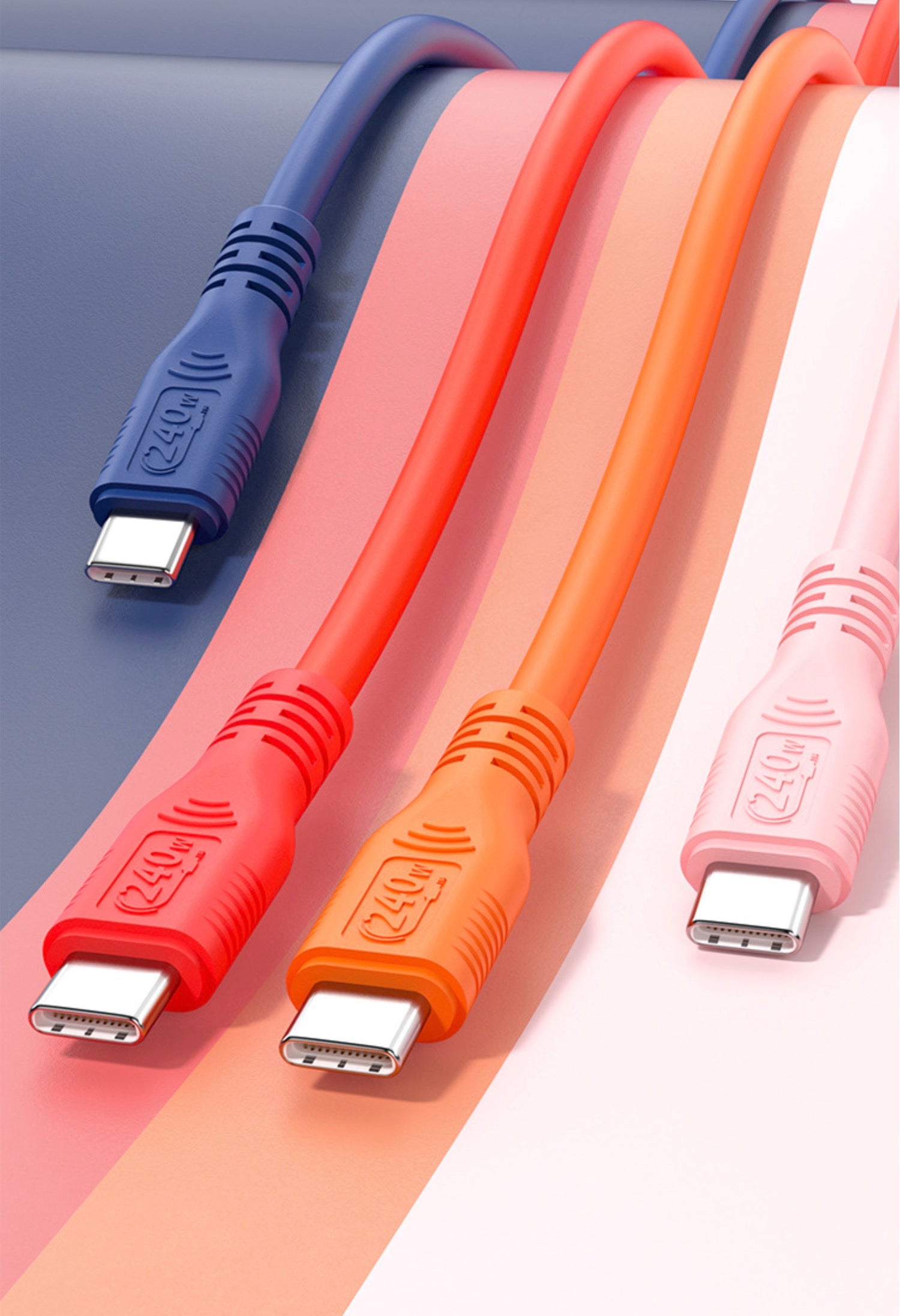 USB-C to USB-C Flexible PD 3.1 240W Charging Data Cable 1m
