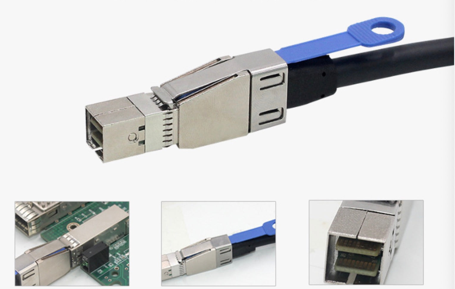 Mini SAS SFF 8644 to Mini SAS SFF 8644 External HD Data Cable 12Gbps 1m