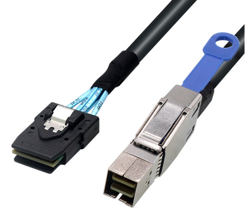 Mini SAS 3.0 SFF 8644 to Mini SAS SFF 8087 HD 36Pin Server External Hard Drive Cable 12Gbps 1m