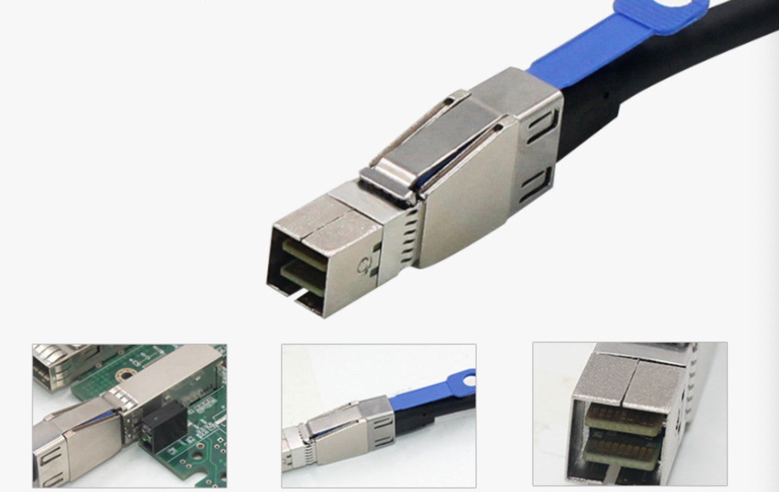 Mini SAS HD 8644 to 4 x SFF-8482 With SATA Power Cable