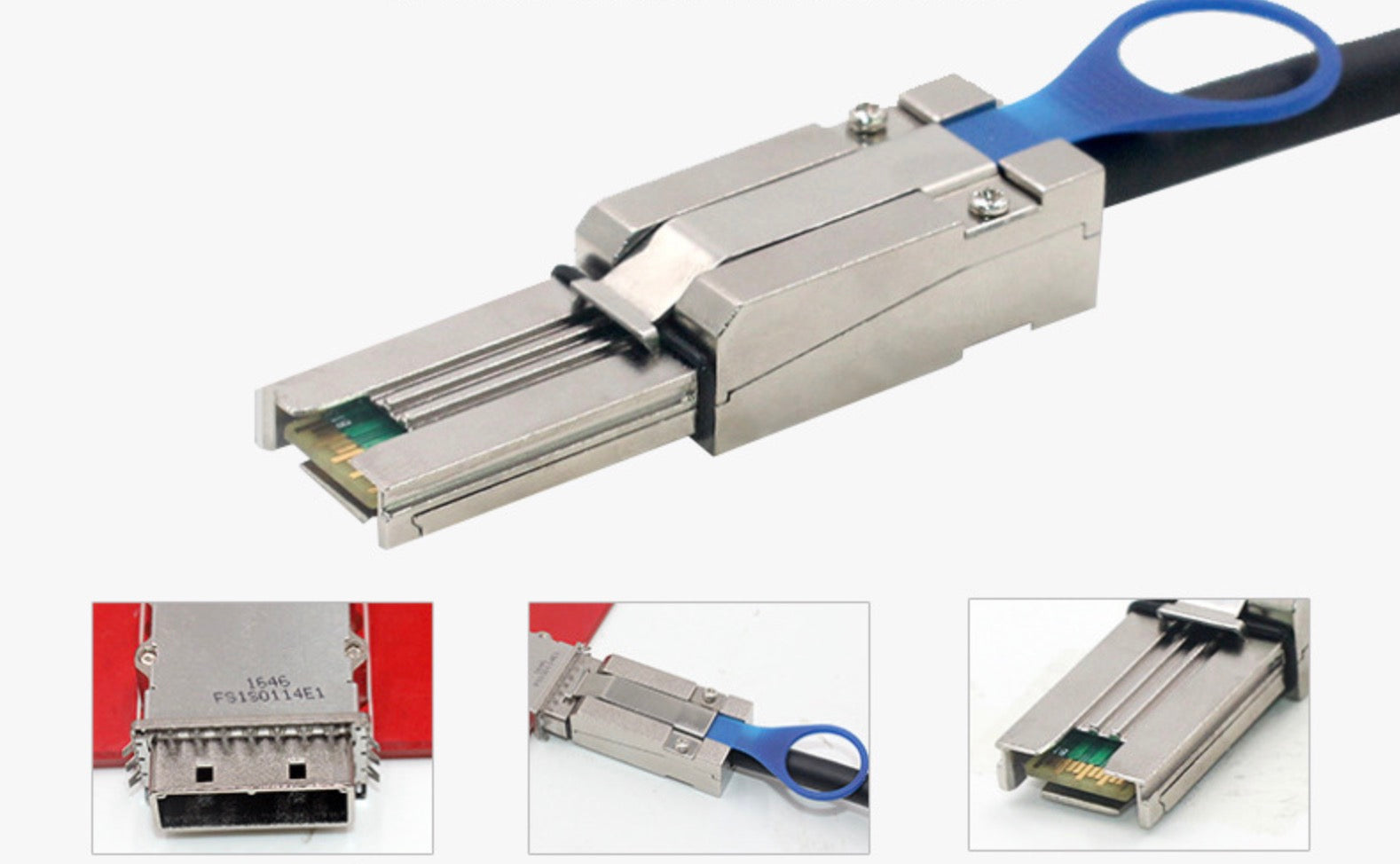 Mini SAS 26 Pin (SFF-8088) to Mini SAS 26 Pin (SFF-8088) External Server Cable 1m