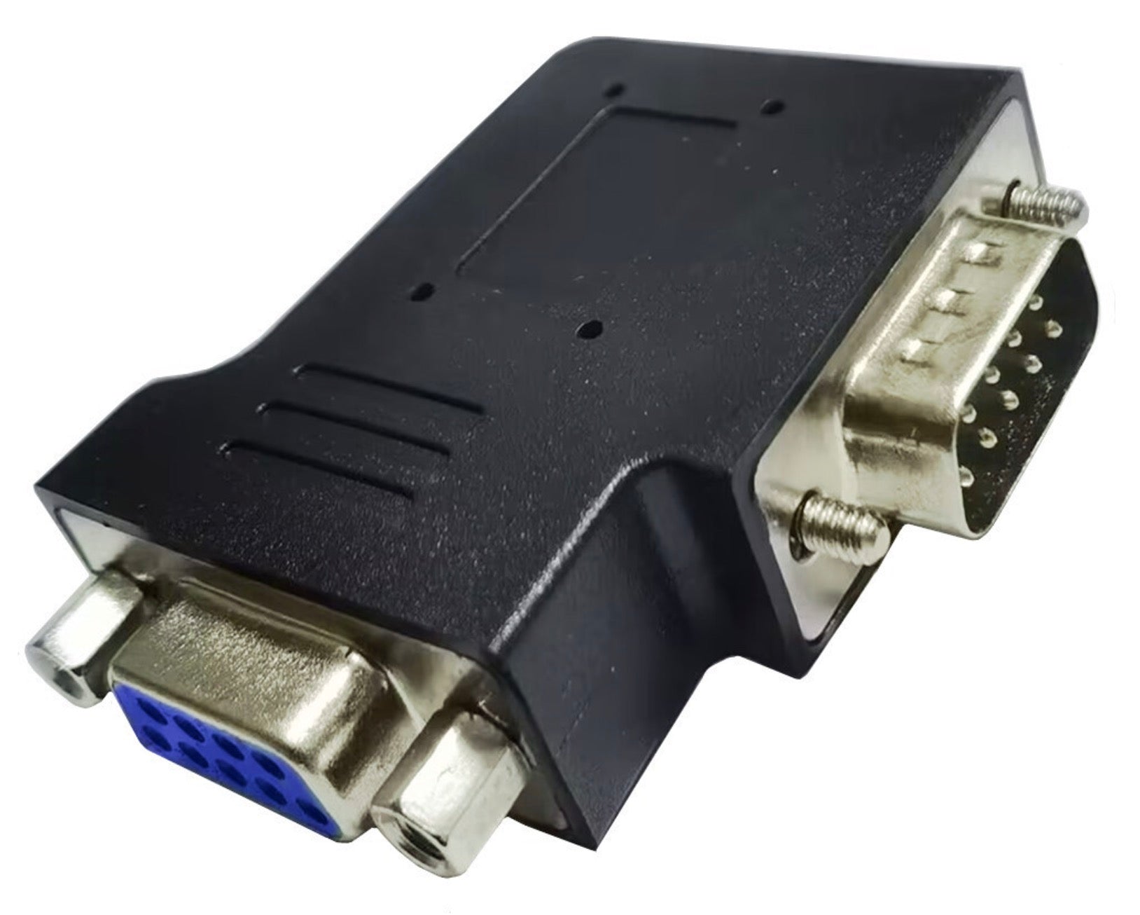 RS232 DB9 Male to Female Left & Right 90 Degree Changer Coupler Adapter