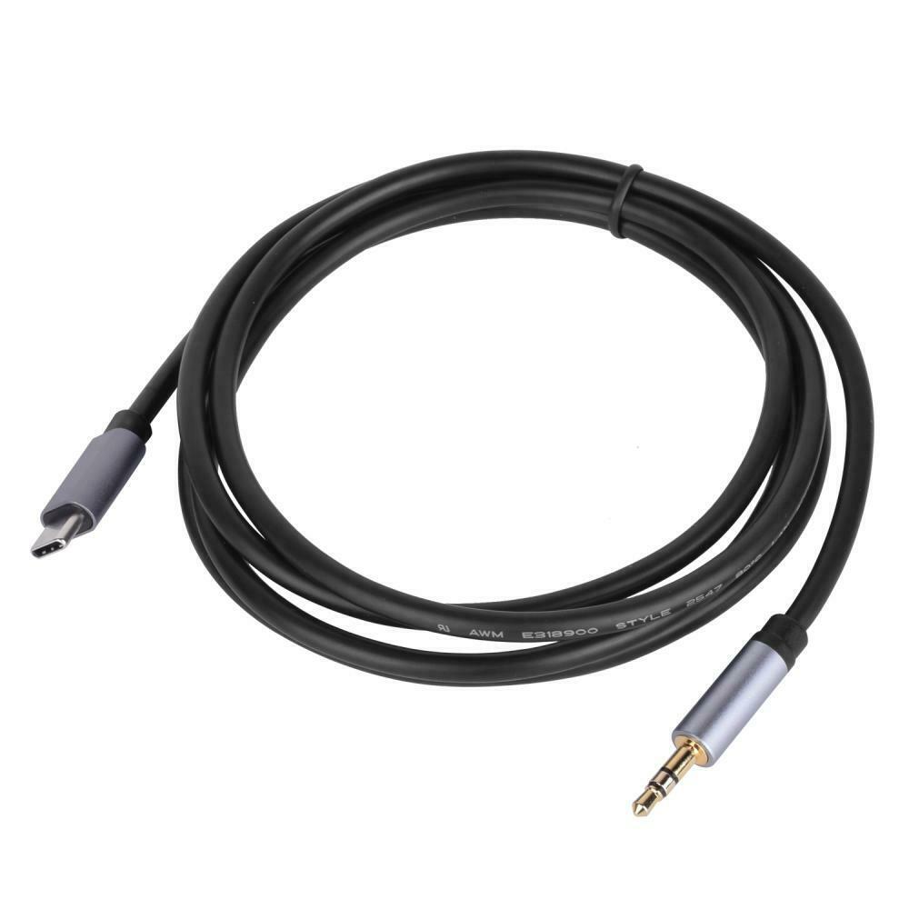 USB-C to 3.5mm Headphone Stereo Audio Aux Jack Cable 1m