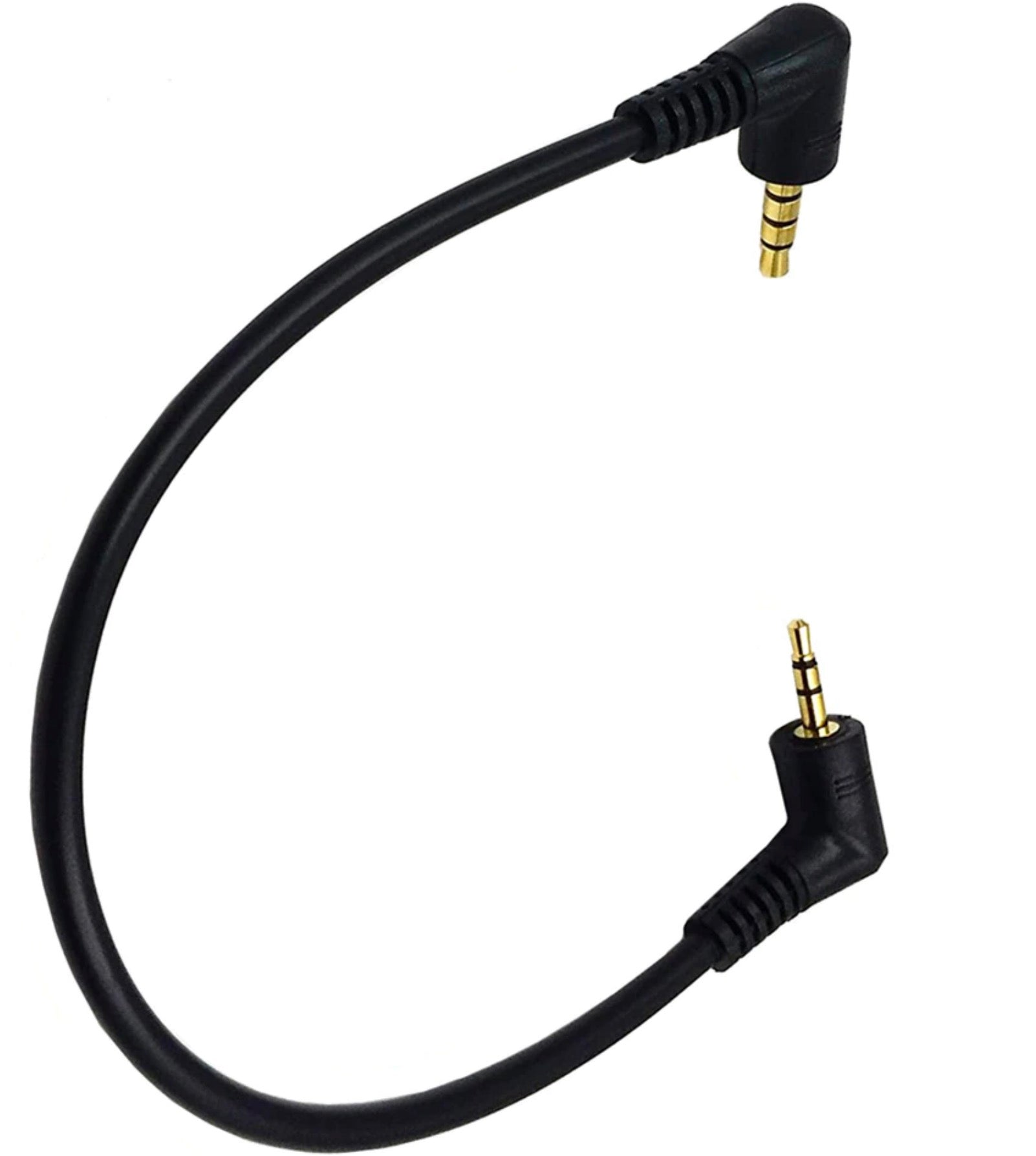 3.5mm 4 Pole Male to 2.5mm 3 Pole Male Headset Stereo Audio Aux Cable 0.2m