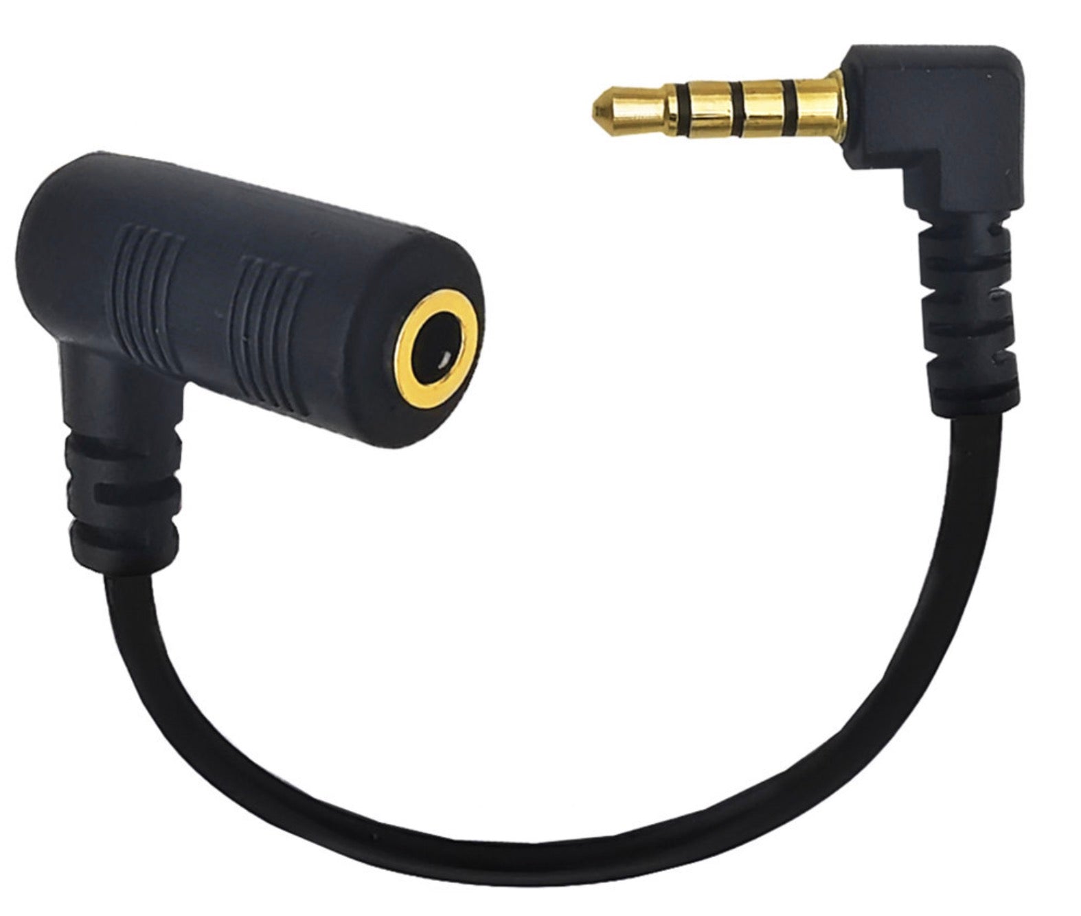 3.5mm 4 pole TRRS male to female audio extension cable