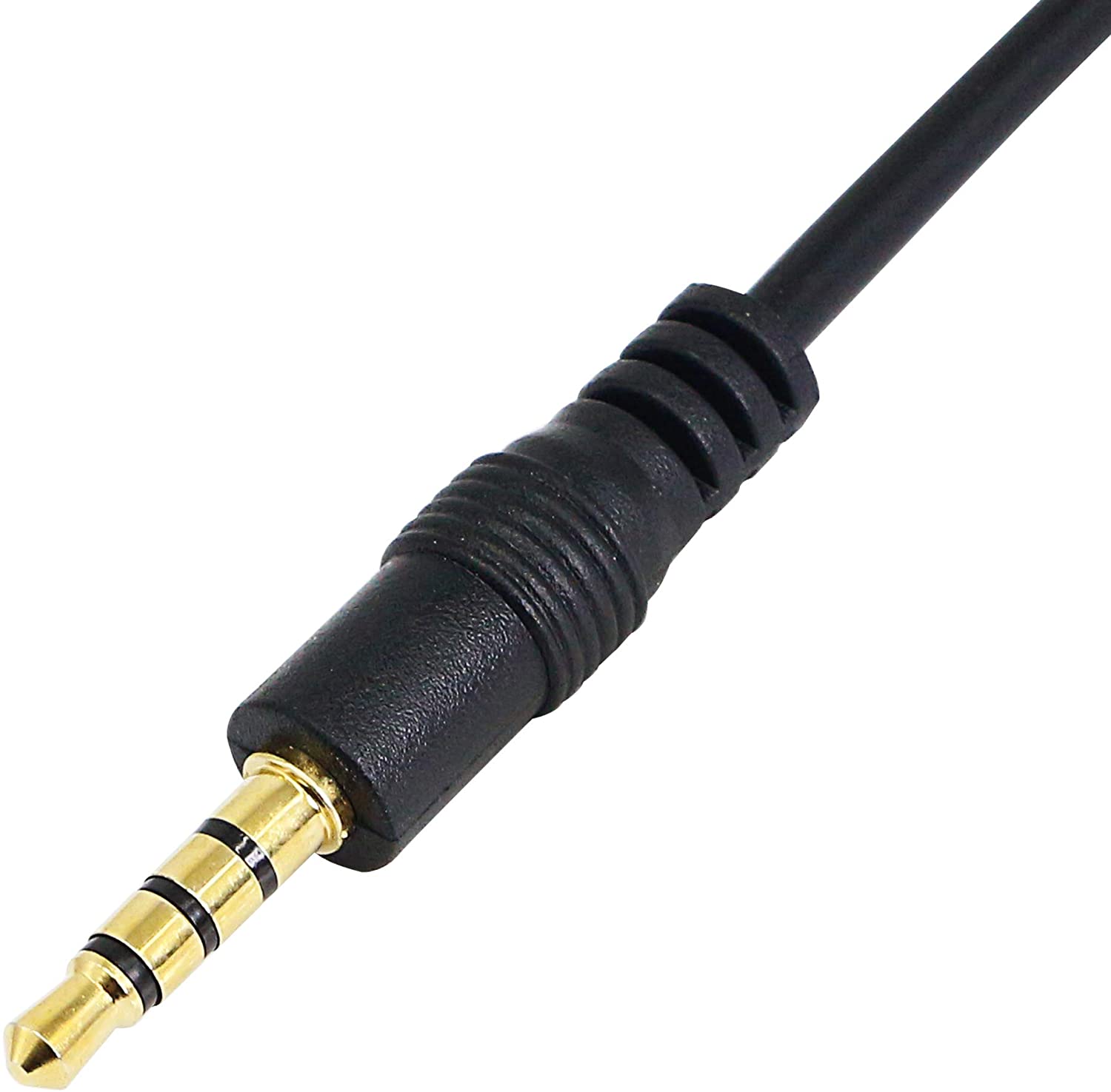 Gold plated 3.5mm RJ9 headset adapter