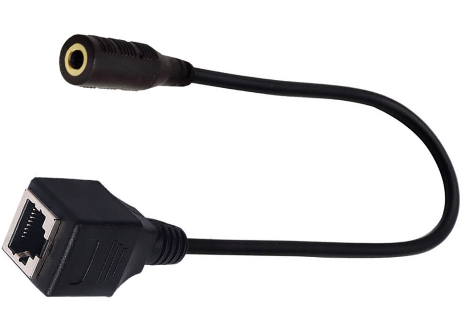 3.5mm aux to rj45 female cable