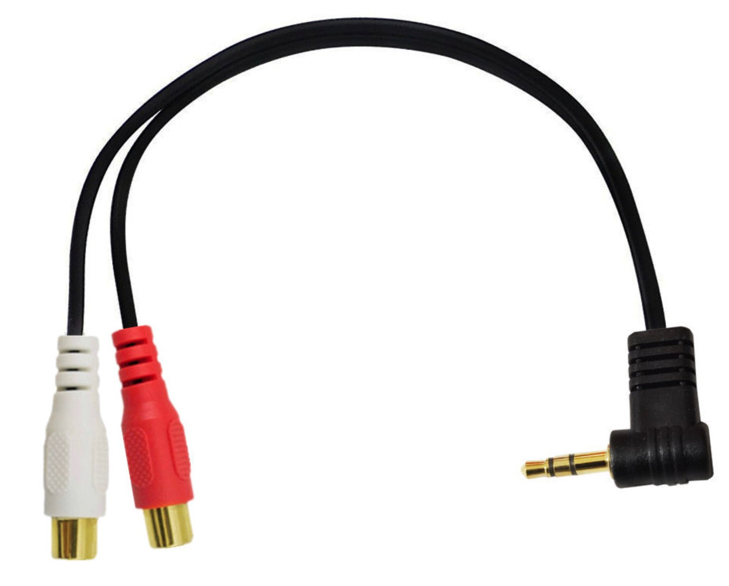 3.5mm jack to 2 RCA female audio cable