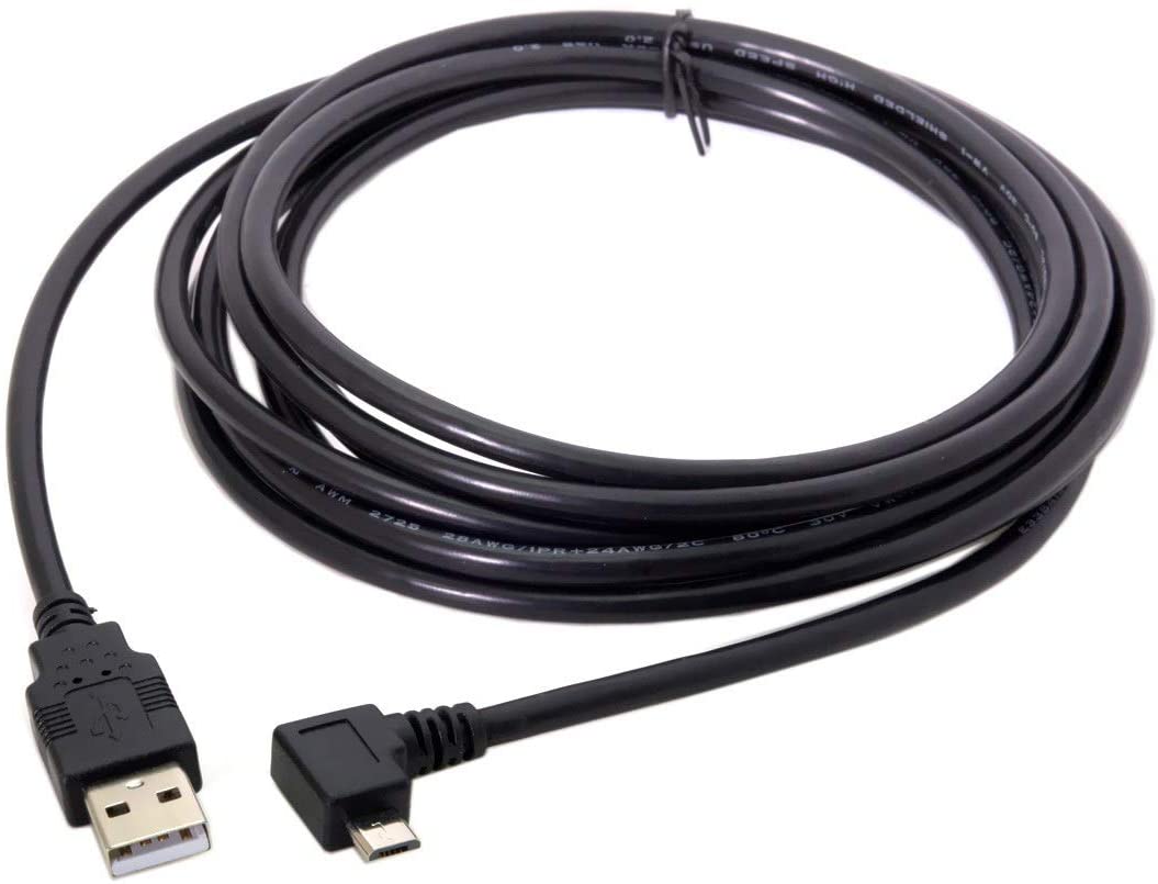 Micro 5 Pin USB Male to USB 2.0 Type A Data Charge Cable 3m