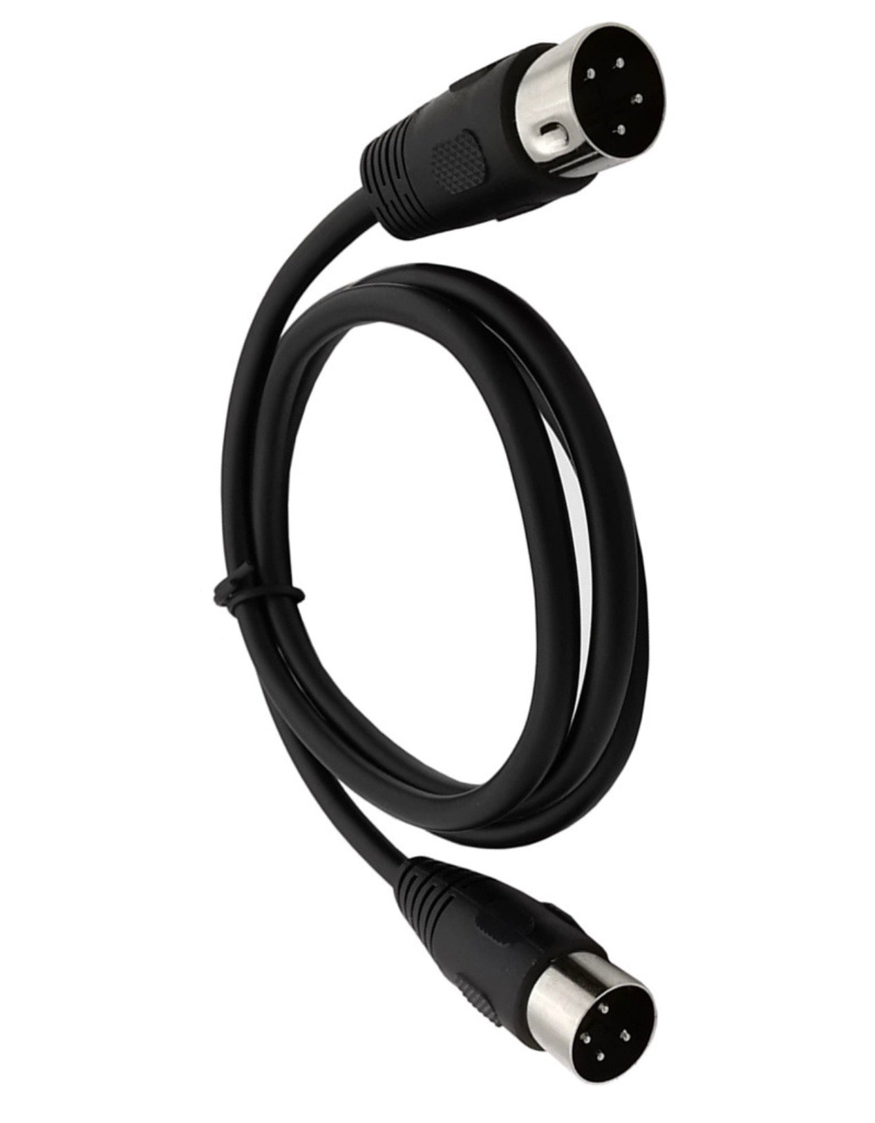 Black 4-pin DIN power and audio cable