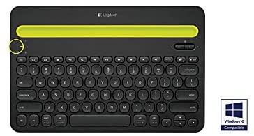 Logitech K480, Mini, Wireless, Bluetooth, QWERTZ, Black, Keyboard