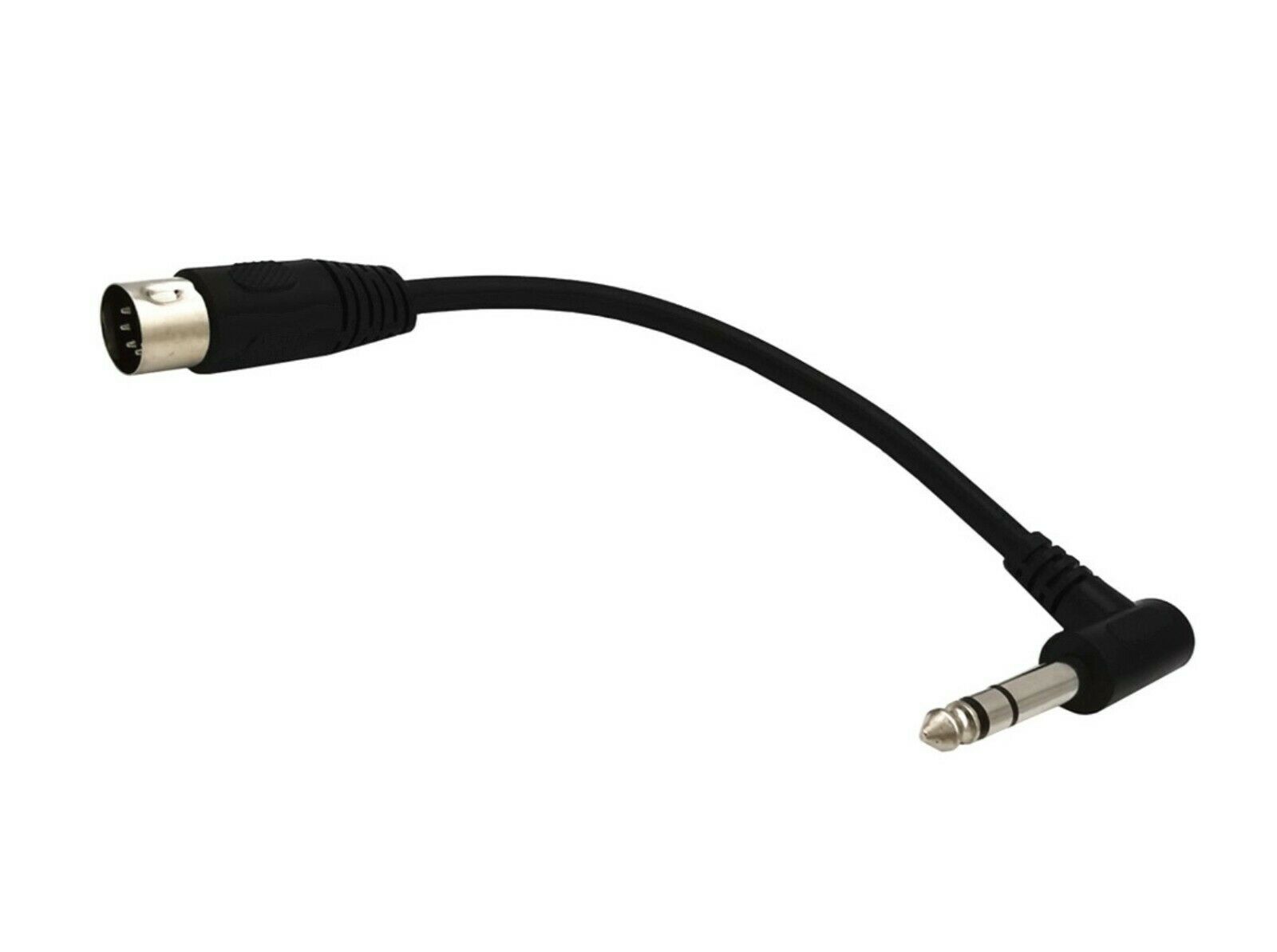 MIDI 5-Pin Din Male to 6.35mm (1/4 Inch) Male TRS Stereo Audio Cable