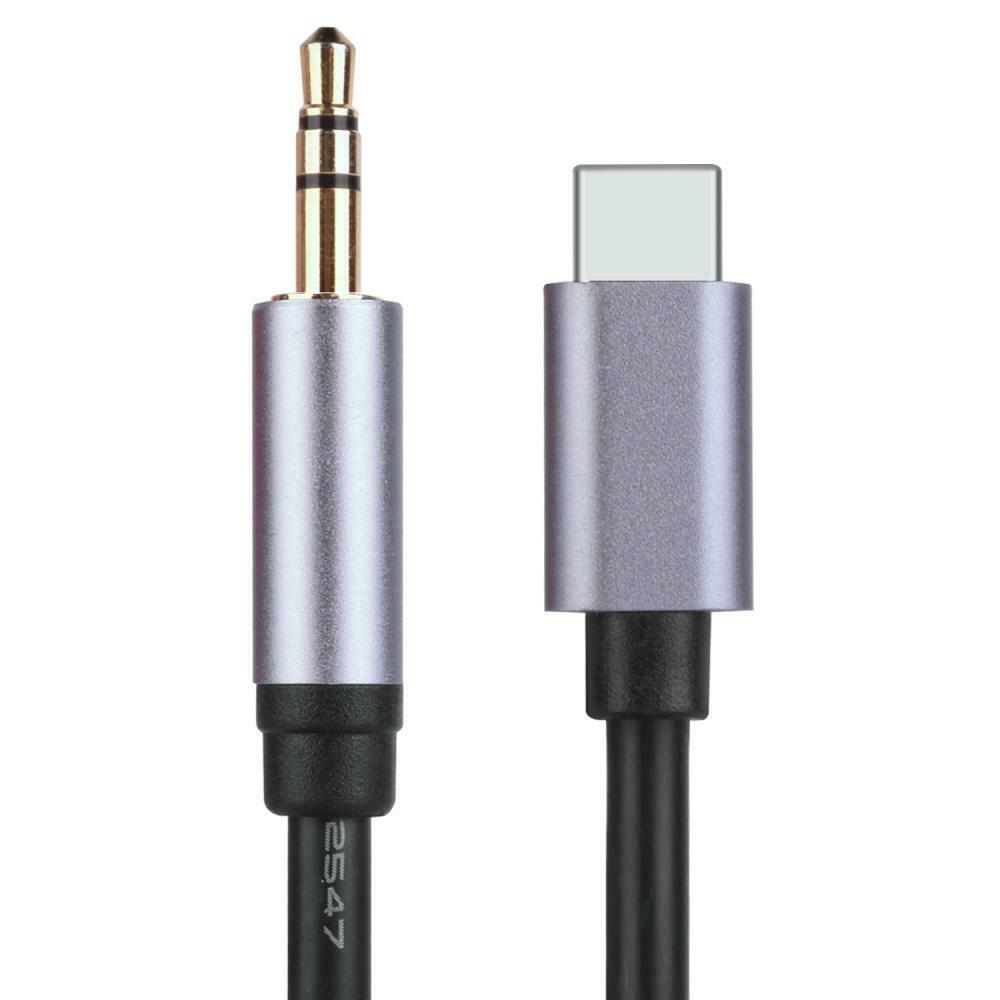 USB-C to 3.5mm Headphone Stereo Audio Aux Jack Cable 1m