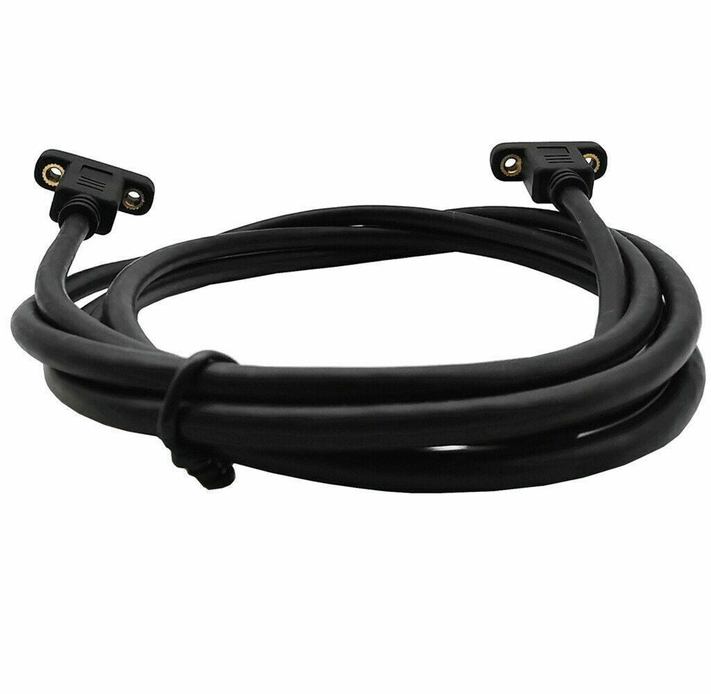 USB C Female to USB C Female Panel Mount Extension Cable USB 3.1 Gen2 3A