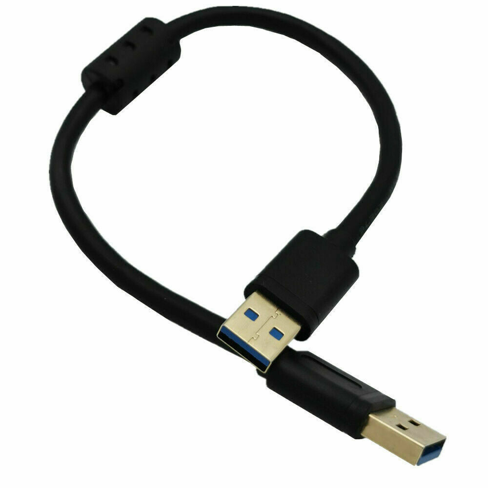 USB 3.0 Type A Male to Male Data Sync Cable - Gold Plated