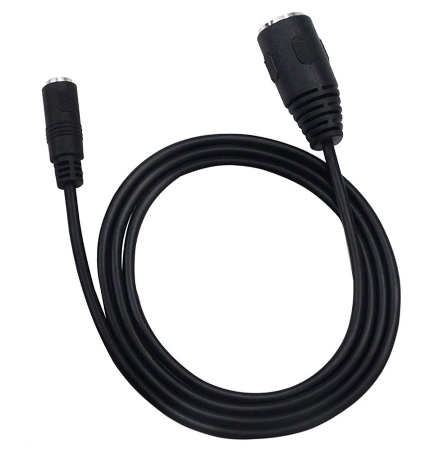 Coiled 5-pin DIN to 3.5mm adapter cable